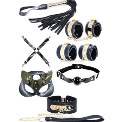 6 Parça Fetiş Set Gold