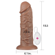 Censan 10.5'' Realistic Chubby Vibrating Dildo