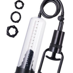 Censan 3 halkalı Penis Pompası PVC Şeffaf 20,5 cm