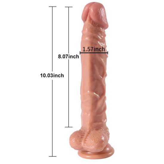 Jihad Knight  Uzaktan Kumandalı Şarjlı Realistik Penis Döner Başlı 25.5 cm